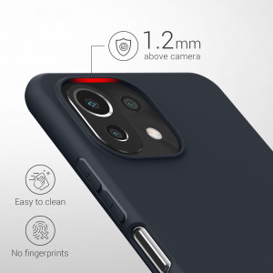 Husa pentru Xiaomi Mi 11 Lite 5G, Silicon, Albastru, 54726.186, kwmobile - Img 4