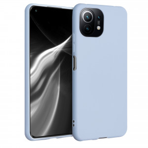 Husa pentru Xiaomi Mi 11 Lite 5G, Silicon, Albastru, 54726.58 - Img 1
