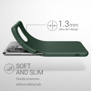 Husa pentru Xiaomi Mi 11 Lite 5G, Silicon, Verde, 54726.169 - Img 3
