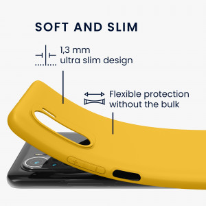 Husa pentru Xiaomi Mi 11i / Poco F3, Silicon, Galben, 57026.143, kwmobile - Img 3