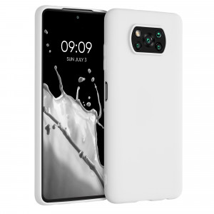 Husa pentru Xiaomi Poco X3 (NFC) / Poco X3 Pro, Silicon, Alb, 53482.48 - Img 1