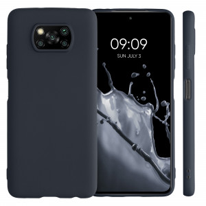 Husa pentru Xiaomi Poco X3 NFC / Poco X3 Pro, Silicon, Albastru, 53482.186, kwmobile - Img 2