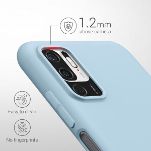 Husa pentru Xiaomi Redmi Note 10 5G, Silicon, Albastru, 54947.58, kwmobile - Img 4
