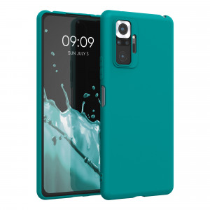 Husa pentru Xiaomi Redmi Note 10 Pro, Silicon, Verde, 54551.57, kwmobile - Img 1