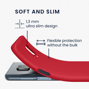 Husa pentru Xiaomi Redmi Note 9S / Redmi Note 9 Pro / Redmi Note 9 Pro Max, Silicon, Rosu, 52140.229, kwmobile - Img 3