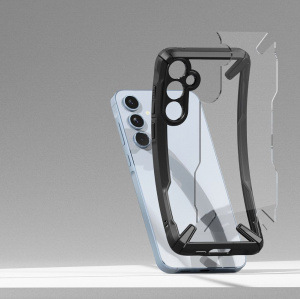 Husa Ringke Fusion X1 pentru Samsung Galaxy A55 5G Negru - Img 6