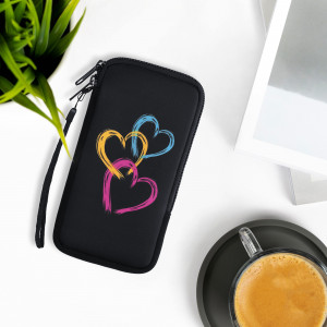 Husa Universala Kwmobile marime XL - 6,8 inch, Neopren, Multicolor, 30226.4.37 - Img 3