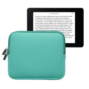 Husa Universala Kwmobile pentru eBook Reader de 7 inch, Verde deschis, Neopren, KWM0000151W008C - Img 1