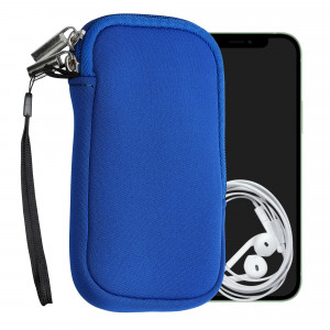 Husa Universala pentru telefon S - 4,5 inch, Neopren, Albastru, 46188.1.04 - Img 1