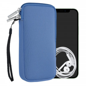 Husa Universala pentru telefon XL - 6,8 inch, Neopren, Albastru, 46188.4.113, kwmobile - Img 1