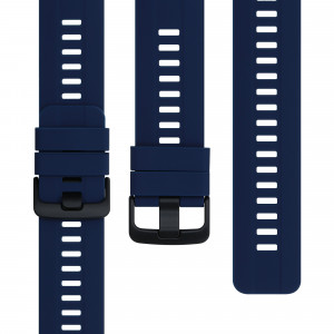 Set 2 curele pentru Honor Watch GS Pro, Silicon, Negru / Albastru, 53585.01 - Img 6