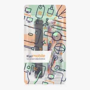 Set 2 curele pentru Xiaomi Mi Watch Color Sport/Watch S1 Active, Kwmobile, Multicolor, Nylon, 59518.02 - Img 8