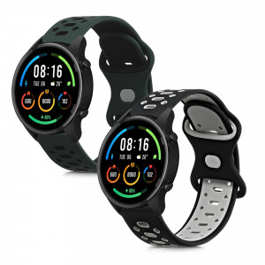Set 2 curele pentru Xiaomi Mi Watch/Mi Watch Color Sport, Kwmobile, Multicolor, Silicon, 59165.01 - Img 2
