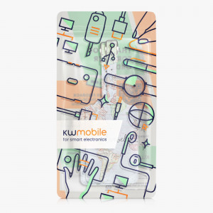 Set 2 Etichete pentru bagaje, Kwmobile, Multicolor, Piele ecologica, 53127.04 - Img 7