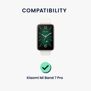 Set 2 Folii de protectie Kwmobile pentru Xiaomi Mi Band 7 Pro, Transparent/Negru, Polimer, KWM000024WP001C - Img 6