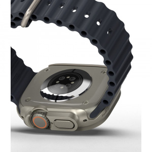 Set 2 Huse de protectie Ringke pentru Apple Watch Ultra 1/2 (49 Mm) Transparent/Gri Titan - Img 8