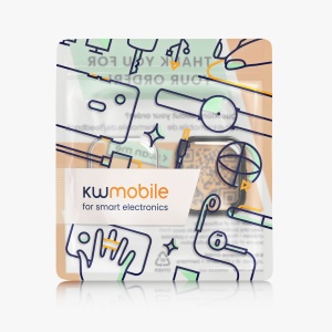 Set 2 Huse Kwmobile pentru Amazfit Active, Transparent/Negru, Silicon, KWM000025BI001C - Img 8