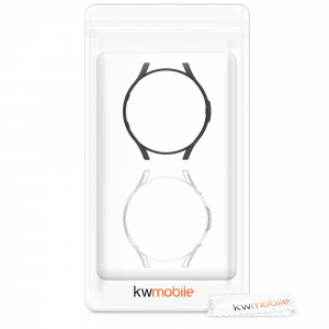 Set 2 Huse pentru Samsung Galaxy Watch 4 Classic (46mm), kwmobile, Plastic, Negru, 56181.01 - Img 6