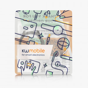 Set 2 huse pentru Xiaomi Watch S1 Active, Kwmobile, Negru/Transparent, Silicon, 58070.01 - Img 6