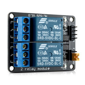 Set 3 Module releu cu 2 canale pentru Arduino Raspberry Pi, Kwmobile, Multicolor, Componente electronice, 38813 - Img 4