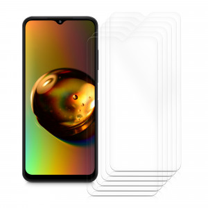 Set 6 Folii de protectie pentru Samsung Galaxy A22 5G, kwmobile, Fata, Transparenta, 57105.1 - Img 2