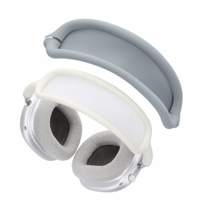 Banda pentru casti Apple Airpods Max, Kwmobile, Gri, Silicon, 56698.22 - Img 1