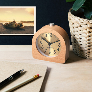 Ceas cu alarma analogic din lemn Snooze Retro, 46228.24 - Img 7