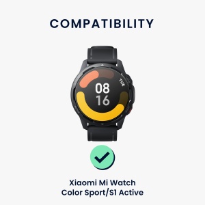 Curea Kwmobile pentru Xiaomi Mi Watch Color Sport/S1 Active, Multicolor, Silicon, KWM0000258E002C - Img 5
