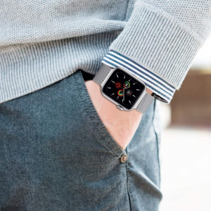 Curea Tech-Protect Milaneseband pentru Apple Watch 4/5/6/7/8/9/SE (38/40/41 Mm) Negru - Img 5