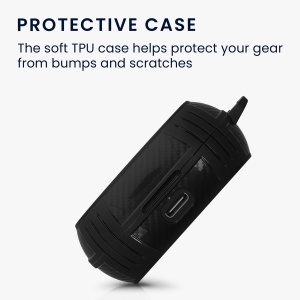 Husa Casti Kwmobile pentru Jabra Elite 7 Pro/Elite 7 Active, Negru, Silicon, KWM0000253X001C - Img 4