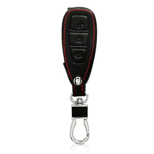 Husa Cheie Auto pentru Ford - 3 Butoane - Keyless Go, Piele ecologica, Negru, 43956.01 - Img 3
