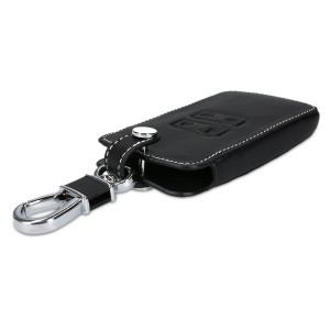 Husa Cheie Auto pentru Renault / Dacia - 4 Butoane - Keyless Go, Piele ecologica, Negru, 44637.11 - Img 2