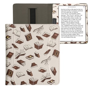 Husa cu buzunar Kwmobile pentru Onyx Boox Leaf 2, Multicolor, Piele ecologica, KWM000023PT003C - Img 2