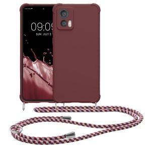 Husa Kwmobile cu jnur pentru Motorola Edge 30 Neo, Violet, Silicon, KWM0000199S003C - Img 2