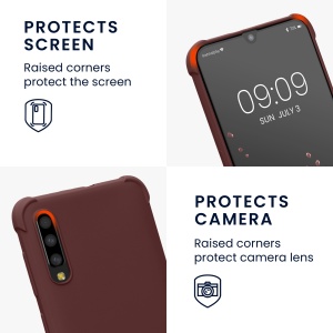 Husa Kwmobile cu jnur pentru Samsung Galaxy A50, Violet, Silicon, 49962.187 - Img 4