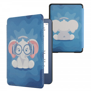 Husa Kwmobile pentru Amazon Kindle (2022), Multicolor, Piele ecologica, 59989.14 - Img 1
