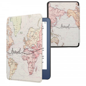 Husa kwmobile pentru Amazon Kindle (2022), Piele ecologica, Multicolor, 59989.02 - Img 1