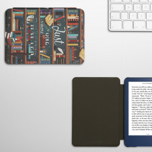 Husa kwmobile pentru Amazon Kindle (2022), Piele ecologica, Multicolor, 59989.01 - Img 7