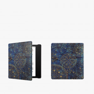 Husa kwmobile pentru Amazon Kindle Oasis 10, Piele ecologica, Multicolor, 49417.25 - Img 7