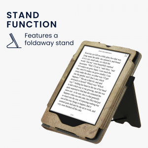Husa kwmobile pentru Amazon Kindle Paperwhite 11, Piele ecologica, Multicolor, 57210.06 - Img 2