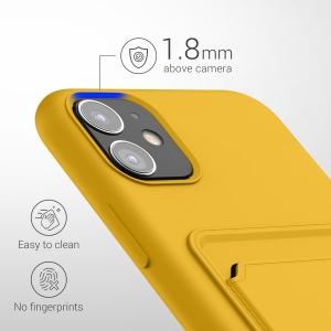 Husa Kwmobile pentru Apple iPhone 11, Galben, Silicon, 55114.165 - Img 4