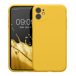 Husa Kwmobile pentru Apple iPhone 11, Galben, Silicon, KWM000016XQ012C - Img 2