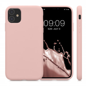 Husa Kwmobile pentru Apple iPhone 11, Silicon, Rose Gold, 50791.237 - Img 2