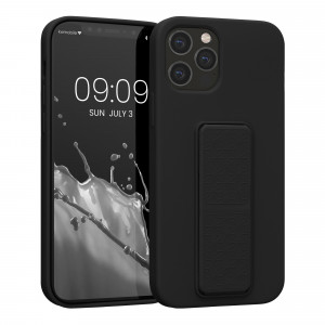 Husa Kwmobile pentru Apple iPhone 12/iPhone 12 Pro, Silicon, Negru, 58283.01 - Img 1