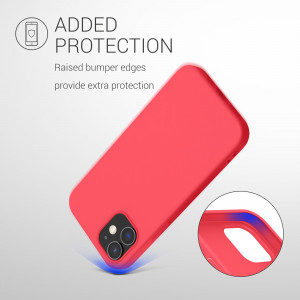 Husa kwmobile pentru Apple iPhone 12/iPhone 12 Pro, Silicon, Roz, 53938.238 - Img 5