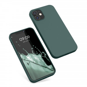 Husa Kwmobile pentru Apple iPhone 12/iPhone 12 Pro, Silicon, Verde, 53938.171 - Img 2