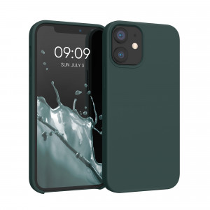 Husa kwmobile pentru Apple iPhone 12 Mini, Silicon, Verde, 52640.171 - Img 1