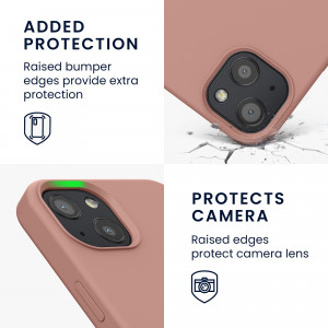 Husa Kwmobile pentru Apple iPhone 13, Silicon, Rose Gold, 55878.237 - Img 4