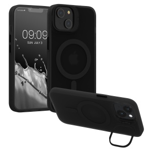 Husa Kwmobile pentru Apple iPhone 14, Negru/Transparent, Silicon, 61938.01 - Img 1