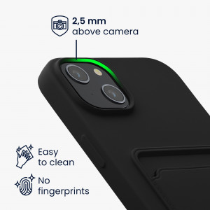 Husa Kwmobile pentru Apple iPhone 14 Plus, Silicon, Negru, 59113.01 - Img 4